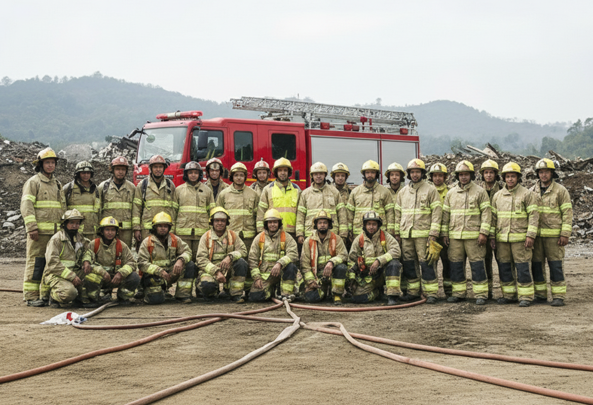 Proteja su Industria con Brigadas de Bomberos